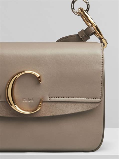 c logo brand bag|chloe c bag logomania.